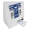 Hospeco Dual Sanitary Napkin/Tampon Dispenser, Coin, 11 1/8 x 7 5/8 x 26 3/8, White D1-25 - alternate 4
